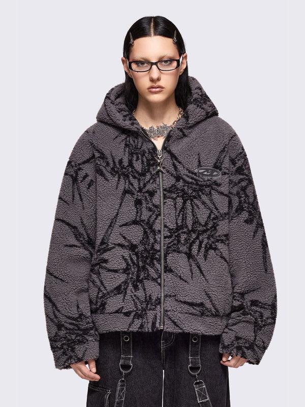 minga london No Mercy Grey Borg Jacket