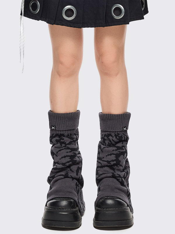 Minga London Obscure Grey Leg Warmers