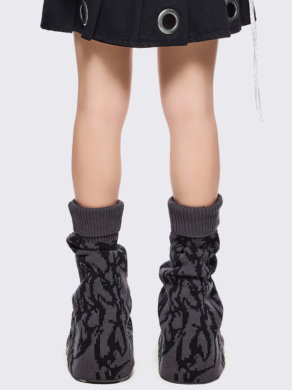 Minga London Obscure Grey Leg Warmers