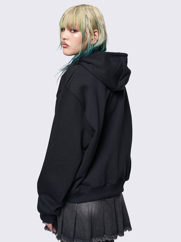 Minga London Pixel Kitty Zip Up Hoodie