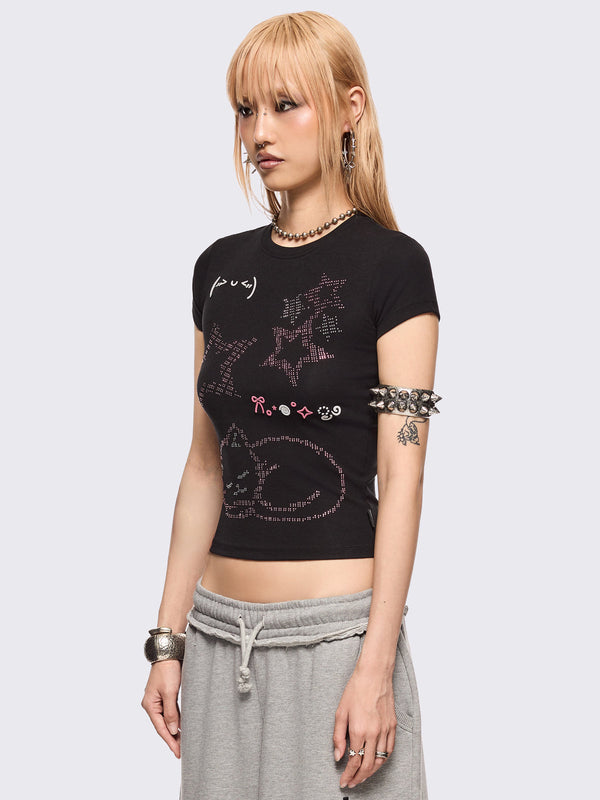 Minga London Purrfection Baby Tee
