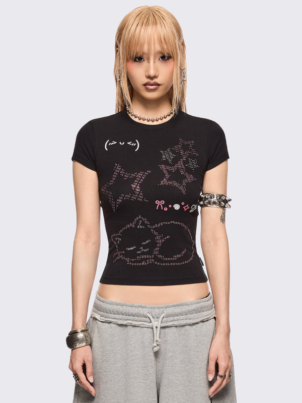 minga london Purrfection Baby Tee