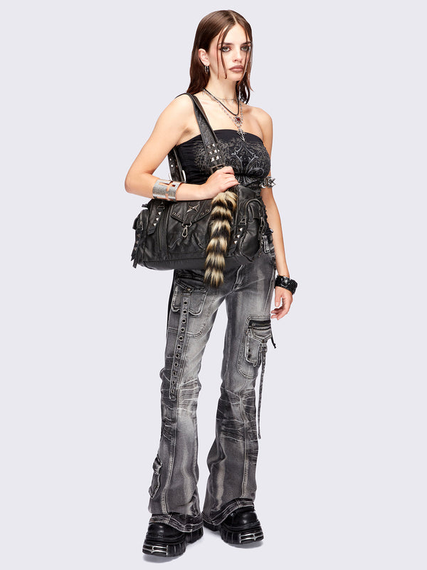 Minga London Sharp Vegan Shoulder Bag