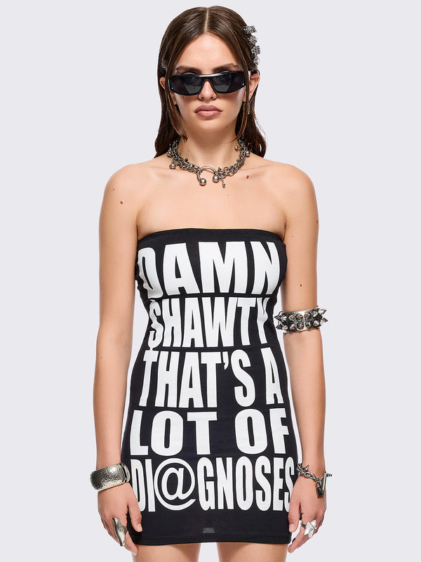minga london Shawty Diagnosed Dress