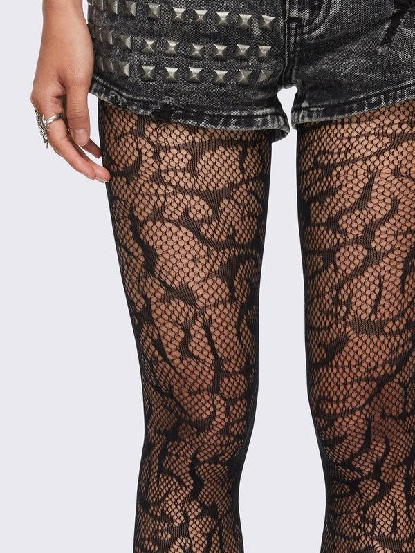 Minga London Sigilism Fishnet Tights