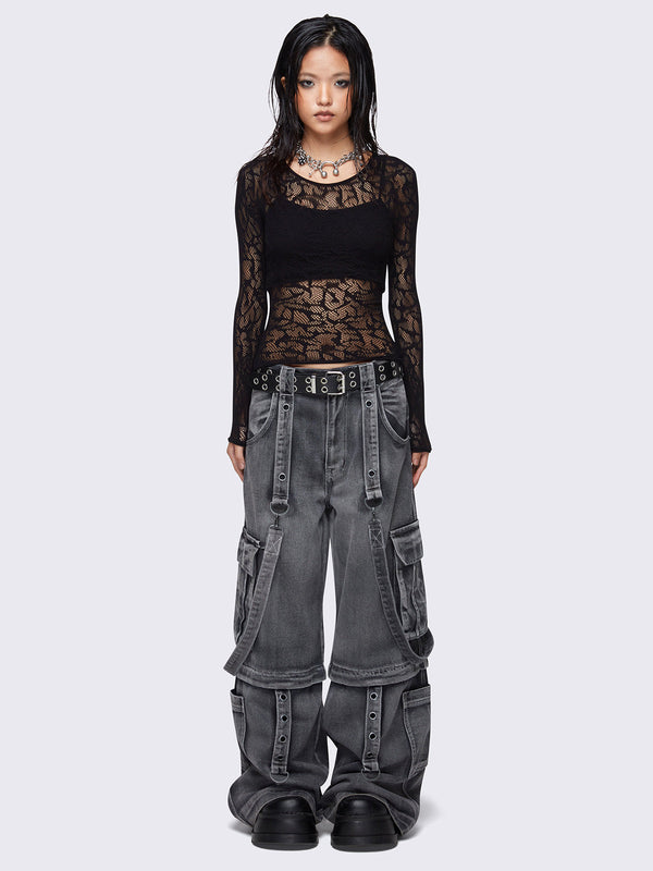 Minga London Sigilism Fishnet Top