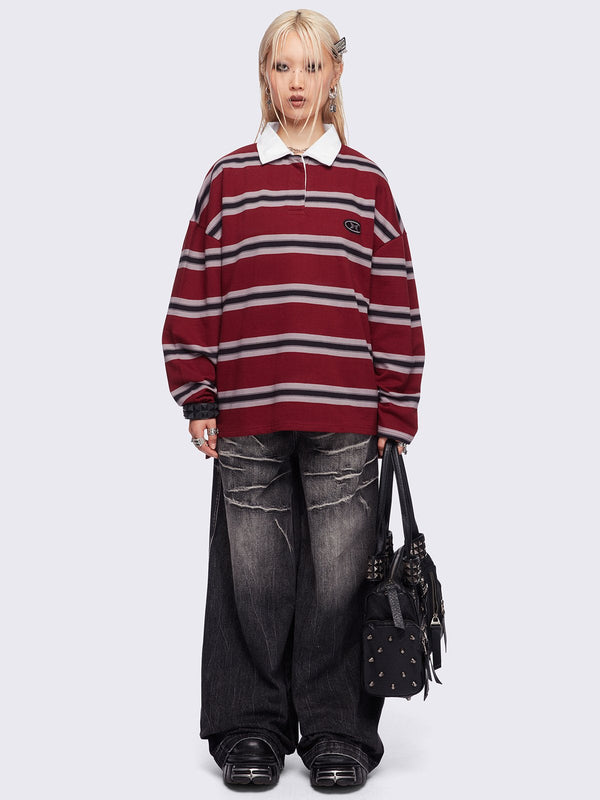 Minga London Spencer Striped Polo