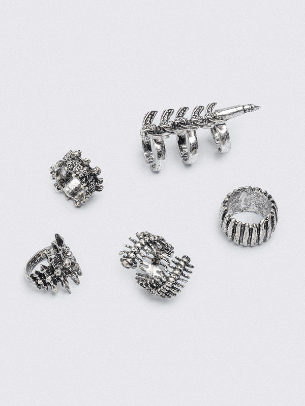Minga London Spine Ring Set