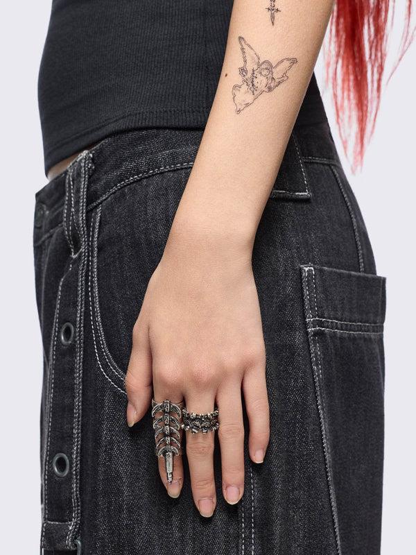 Minga London Spine Ring Set