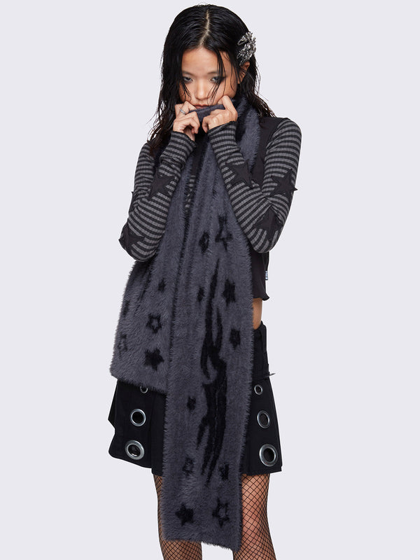 Minga London Starspell Black Scarf