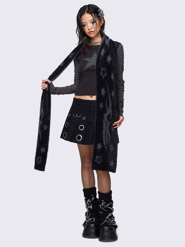 minga london Starspell Black Scarf