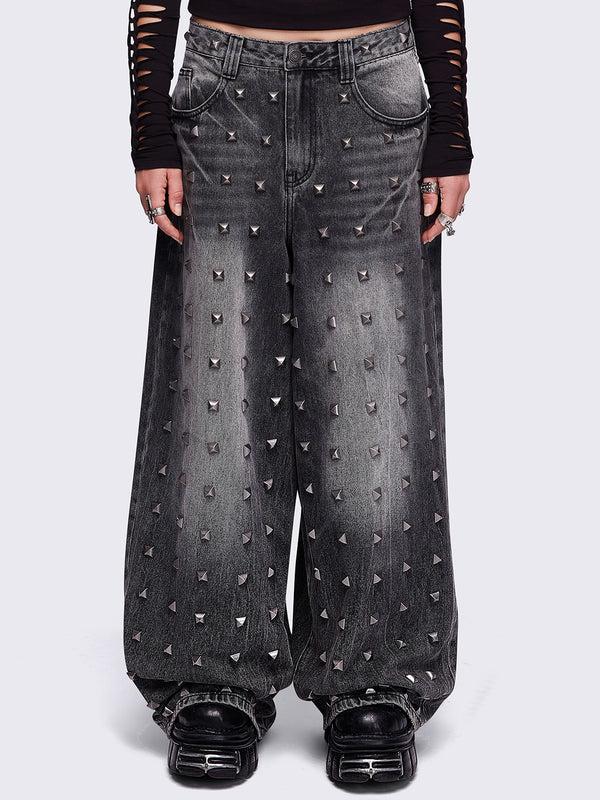 minga london Studded Super Baggy Jeans