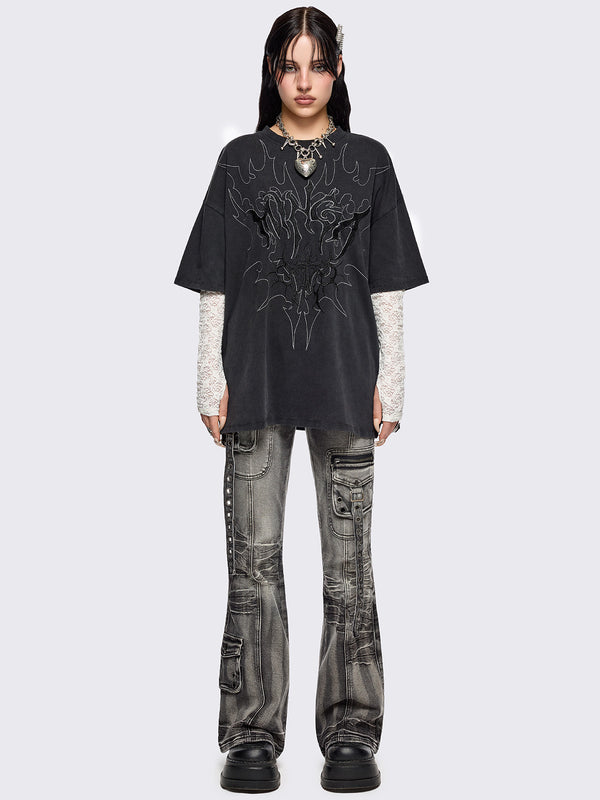 Minga London Sweetburn Layered T-Shirt