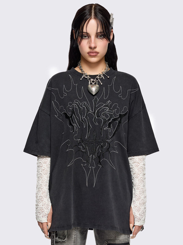 minga london Sweetburn Layered T-Shirt