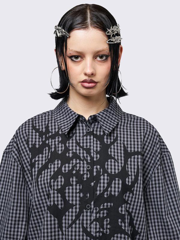Minga London Tattooed Check Shirt