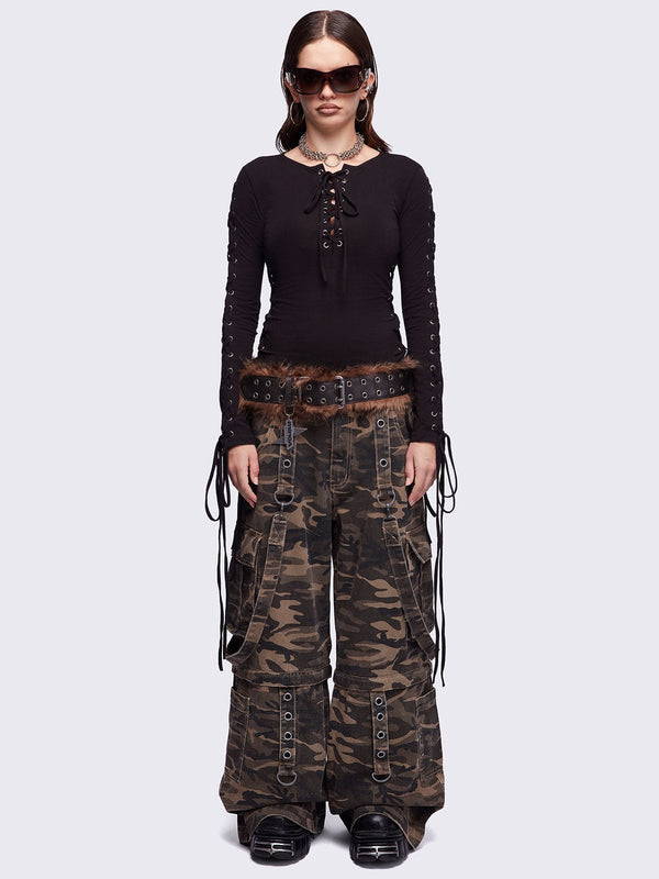 Minga London Trek Camo Cargo Jeans