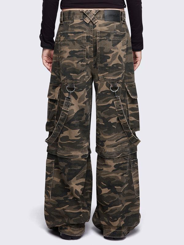 Minga London Trek Camo Cargo Jeans