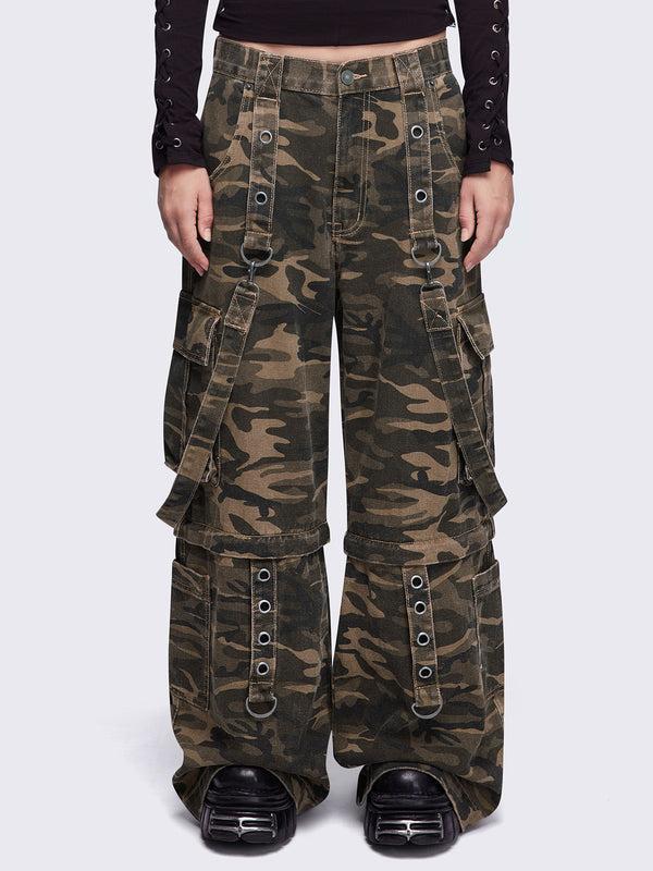 minga london Trek Camo Cargo Jeans