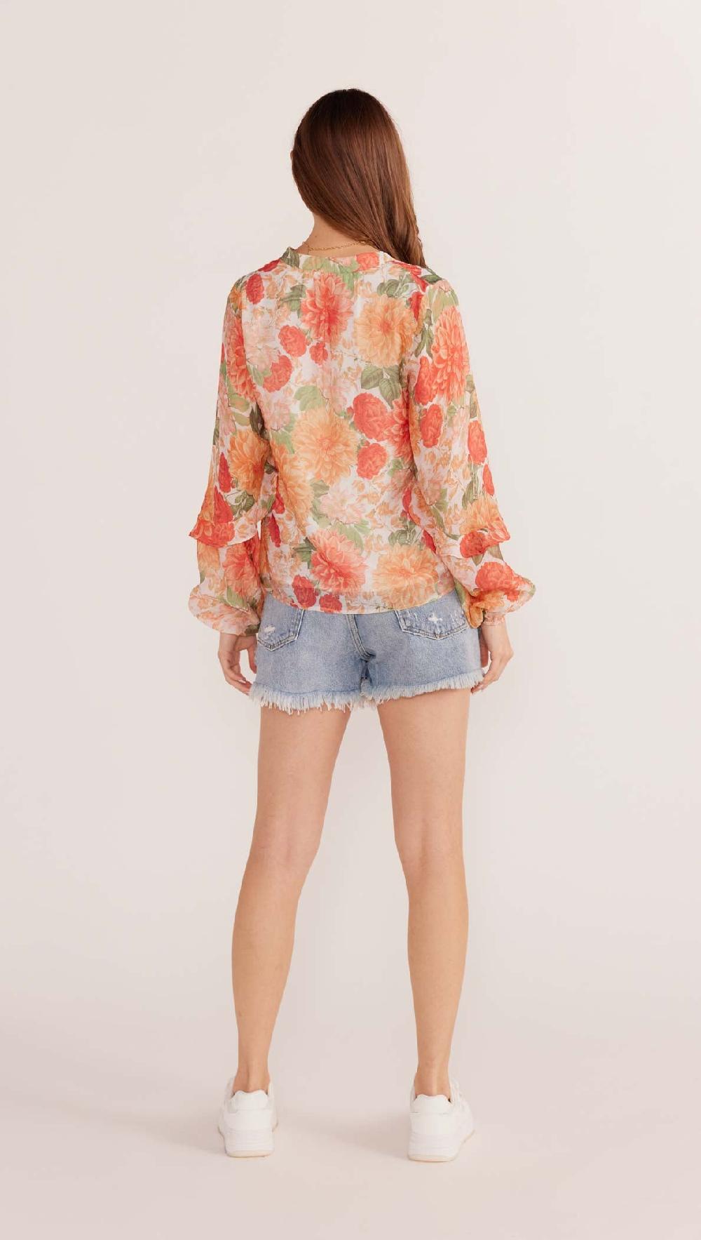 Minkpink Aida Long Sleeve Blouse