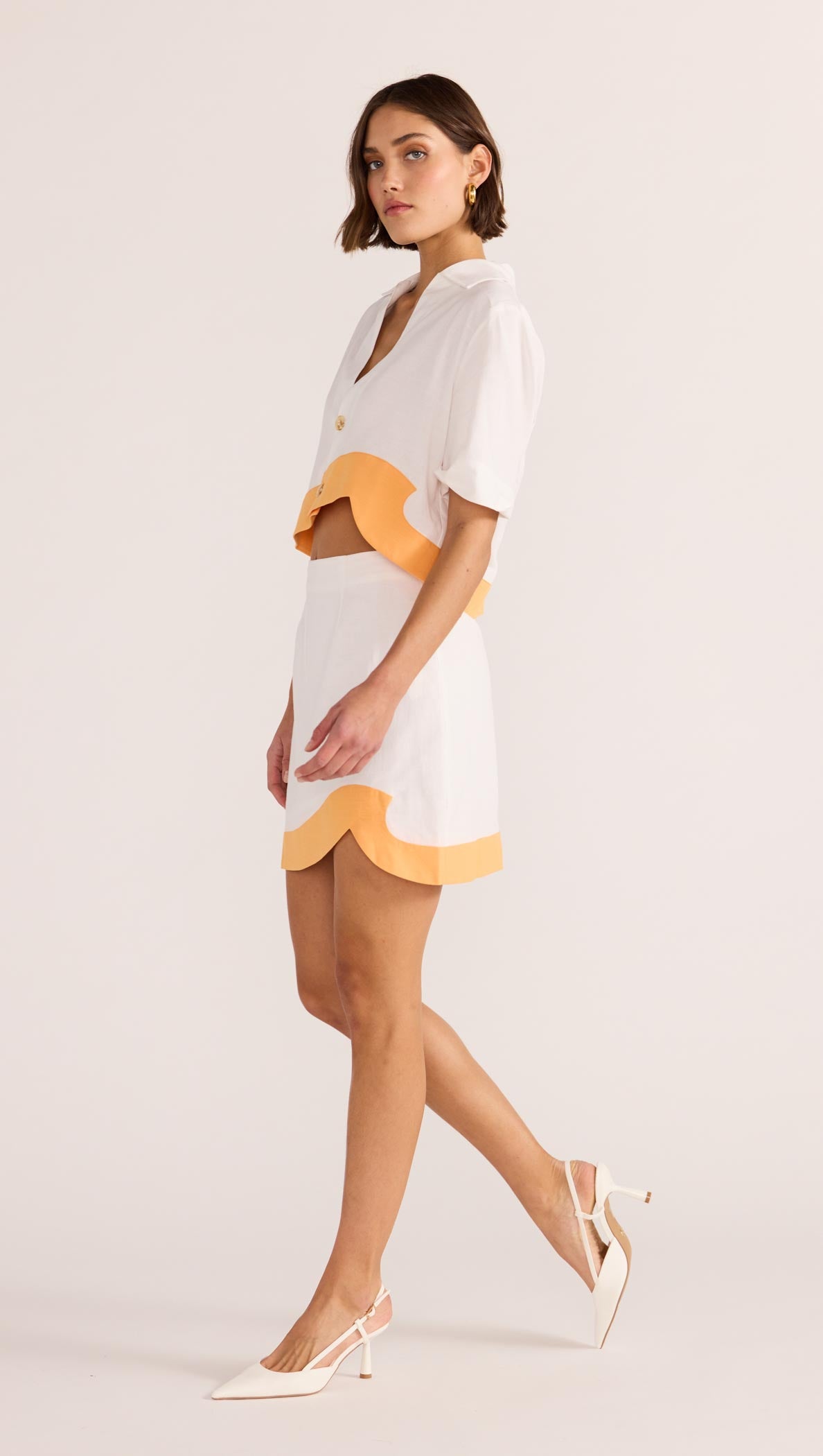 Minkpink Alora Wave Mini Skirt