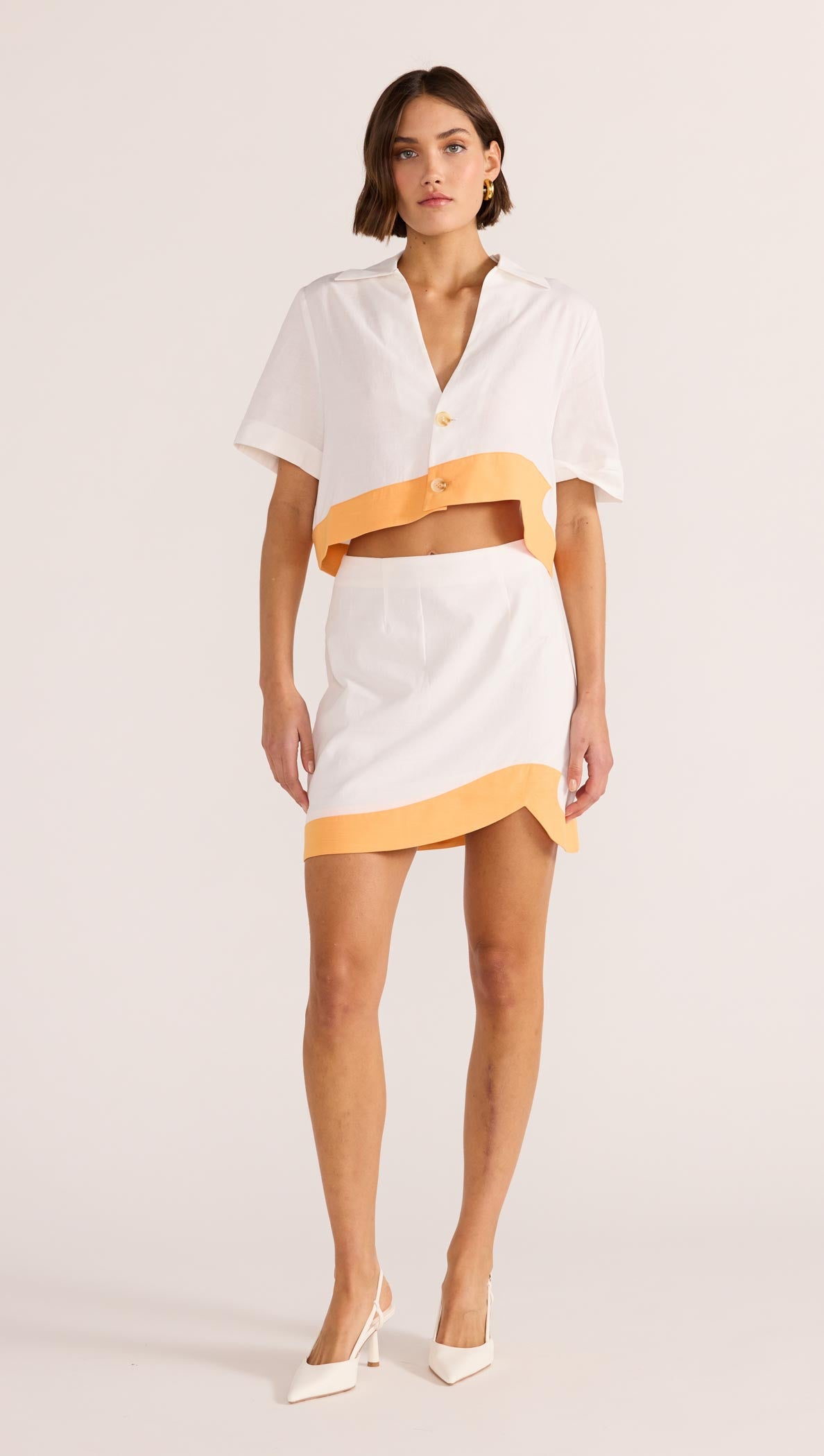 minkpink Alora Wave Mini Skirt