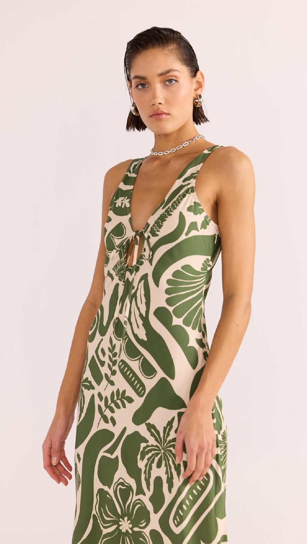 minkpink Amos Keyhole Midi Dress
