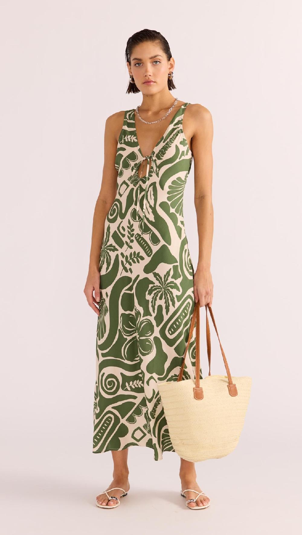 minkpink Amos Keyhole Midi Dress
