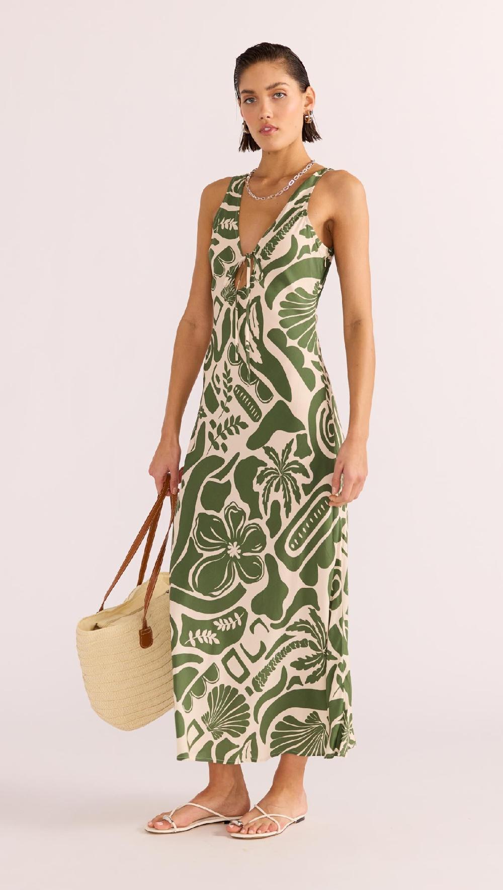 minkpink Amos Keyhole Midi Dress