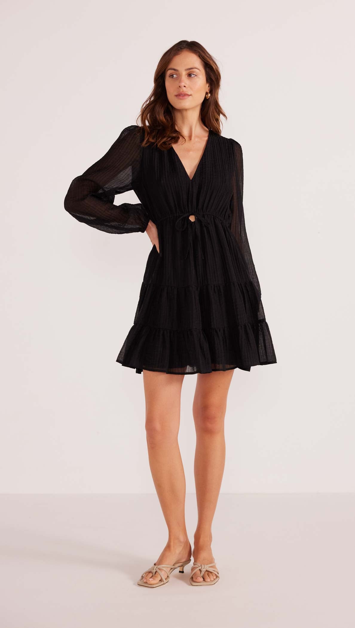 minkpink Amy Long Sleeve Mini Dress - Final Sale