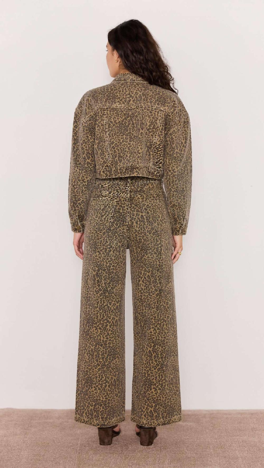 Minkpink Anouk Animal Print Crop Jacket