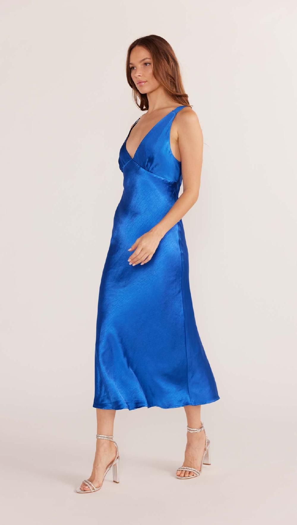 Minkpink Aoki Bias Slip Midi Dress - Final Sale