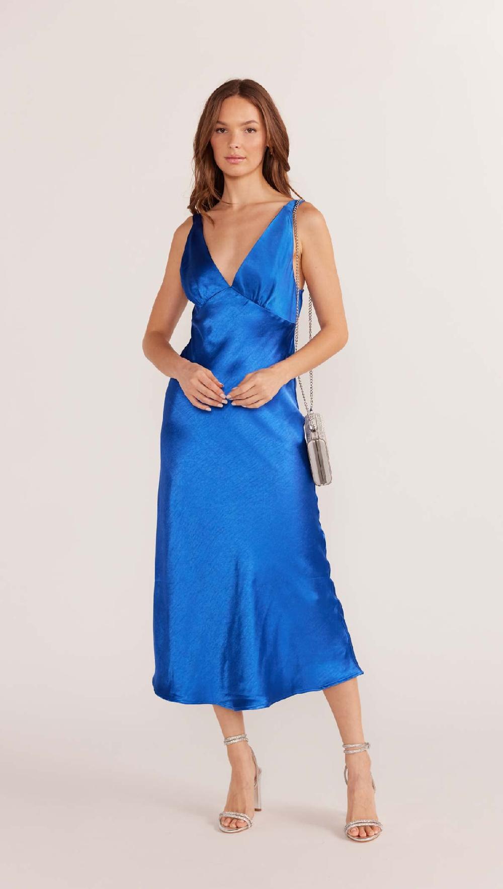 minkpink Aoki Bias Slip Midi Dress - Final Sale