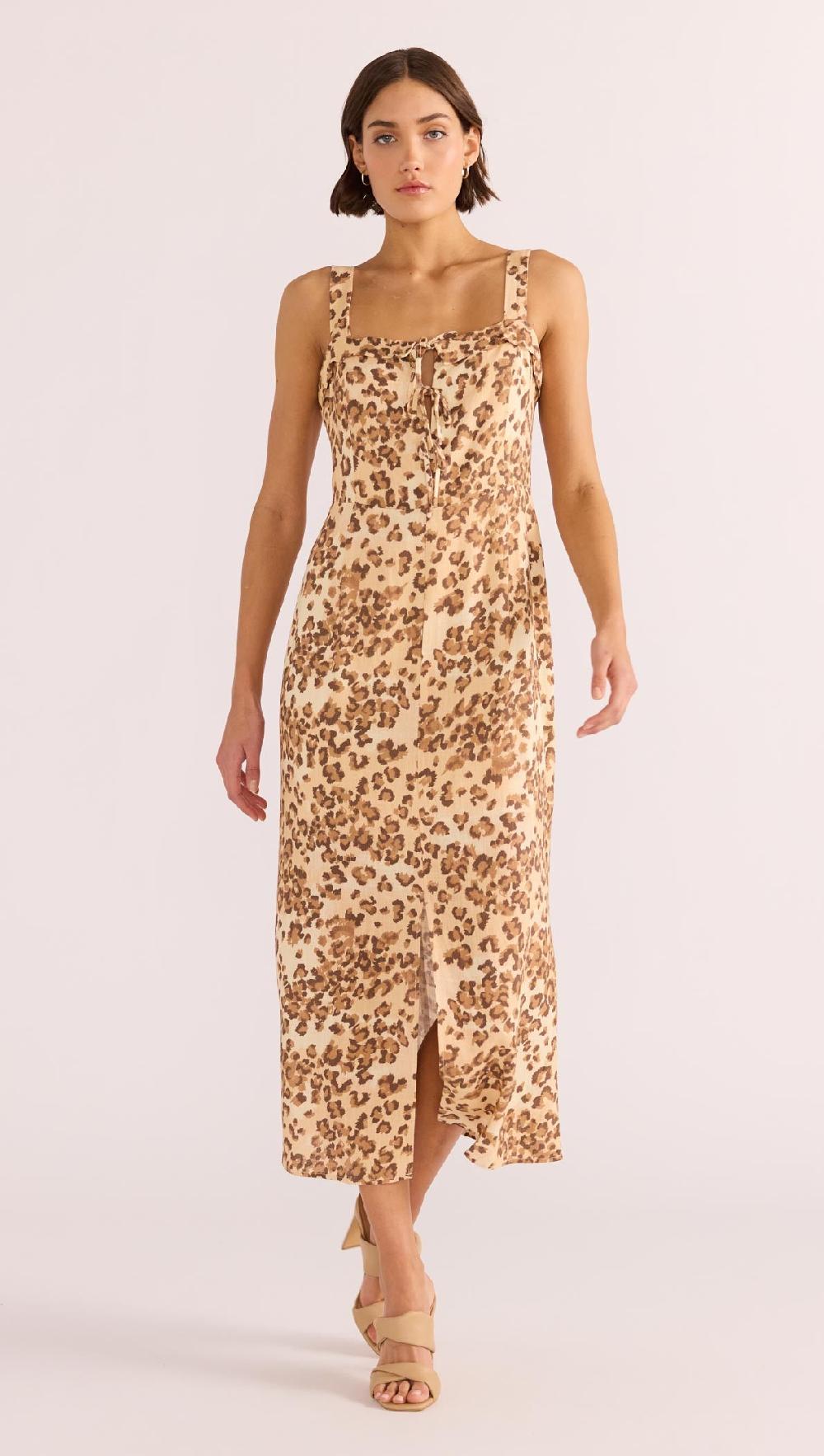 minkpink Arden Tie Midi Dress