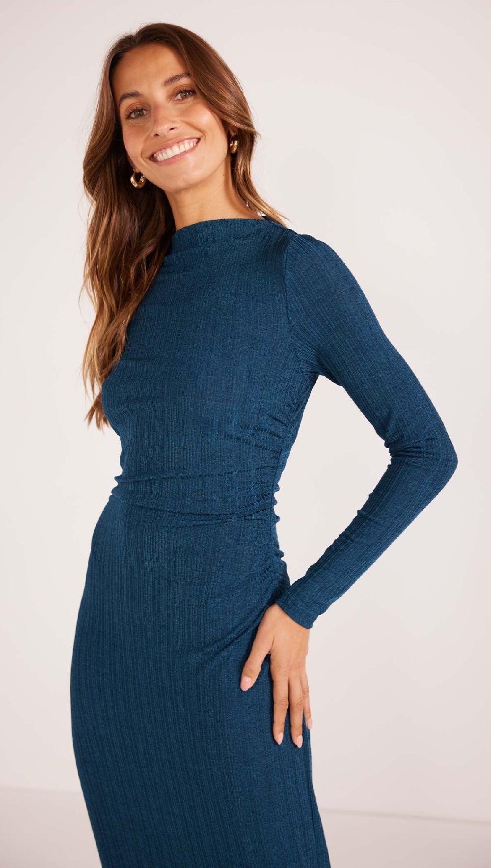 Minkpink Aria Ruched Midi Dress - Final Sale