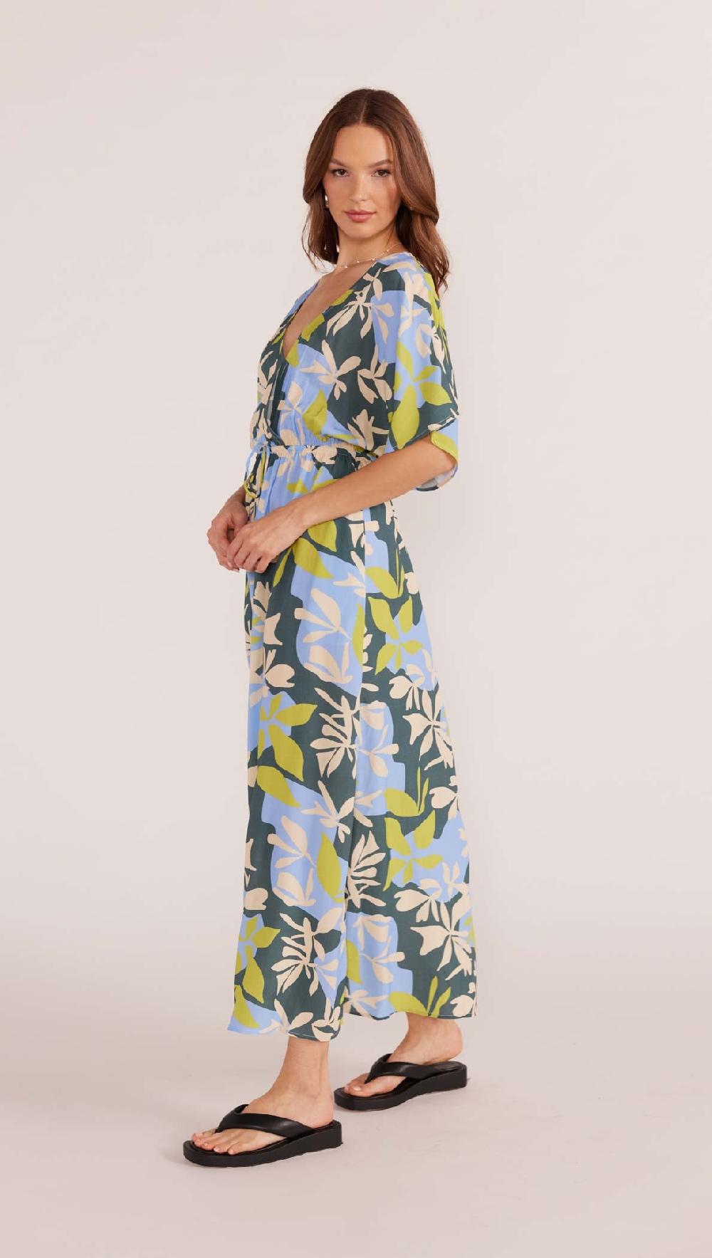 Minkpink Artistic Garden Midi Dress - Final Sale