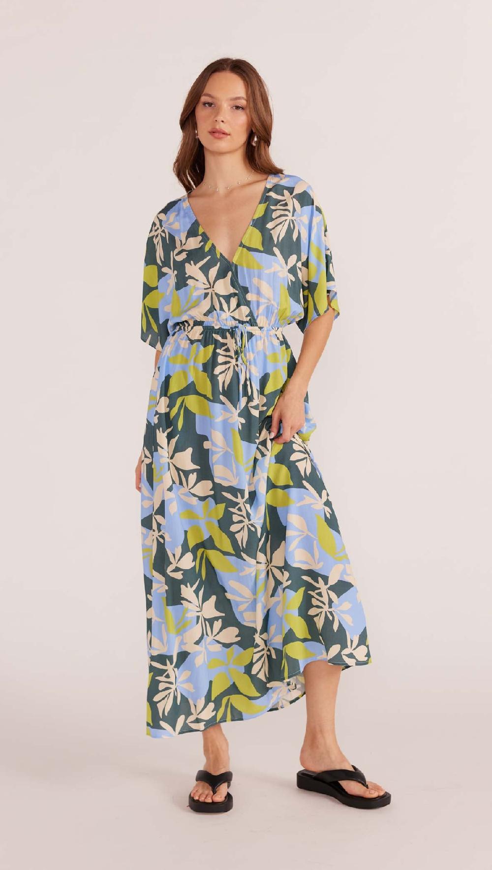 minkpink Artistic Garden Midi Dress - Final Sale