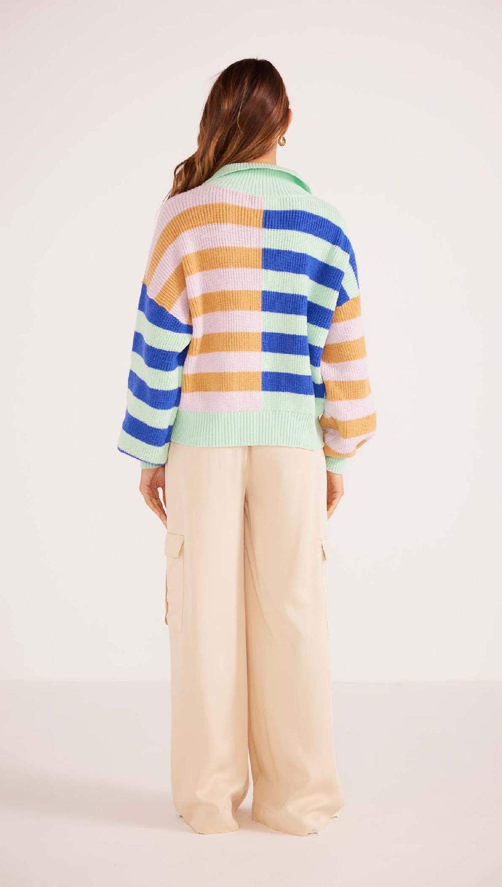 Minkpink Astrid Quarter Zip Jumper - Final Sale