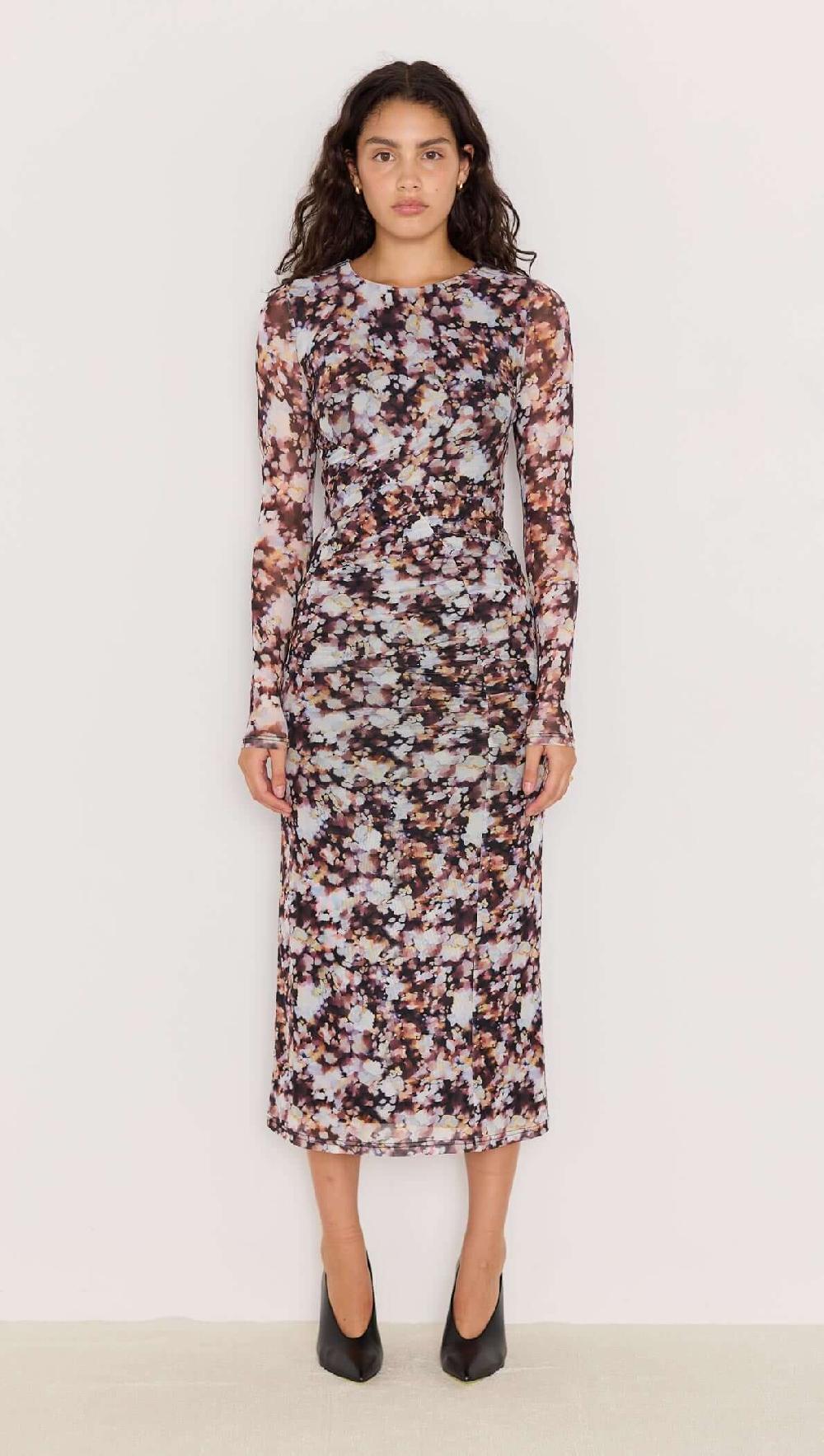 minkpink Audrey Mesh Midi Dress