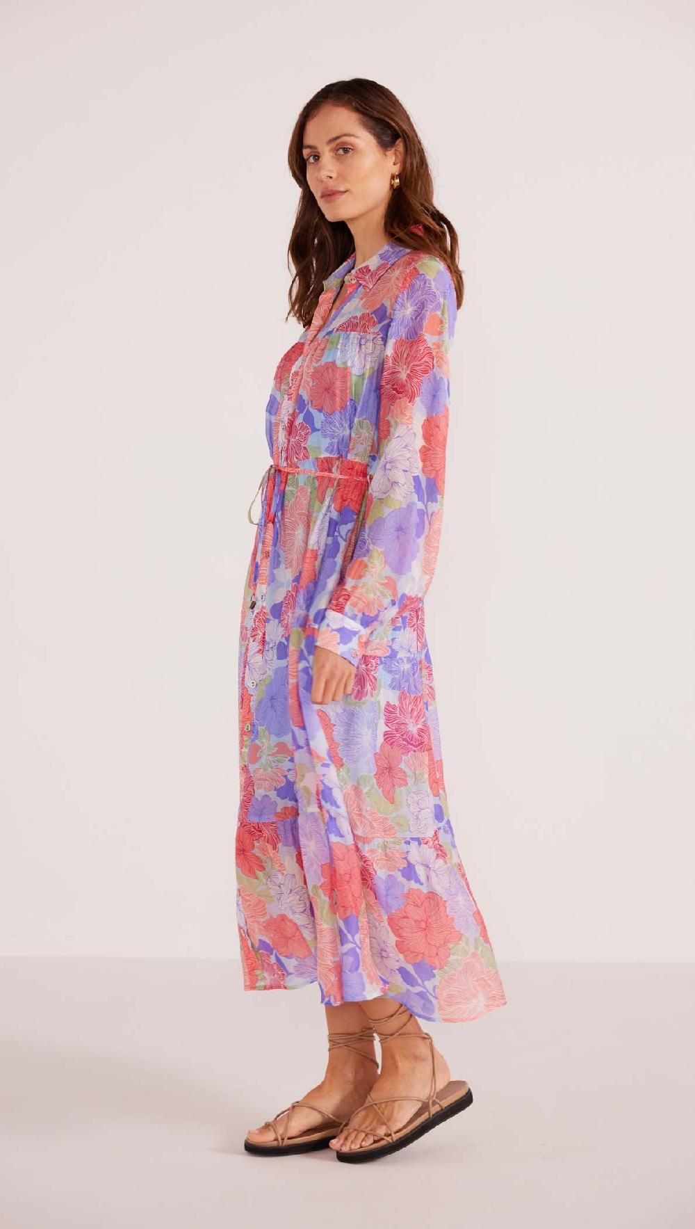 Minkpink Belle Button Down Midi Dress - Final Sale