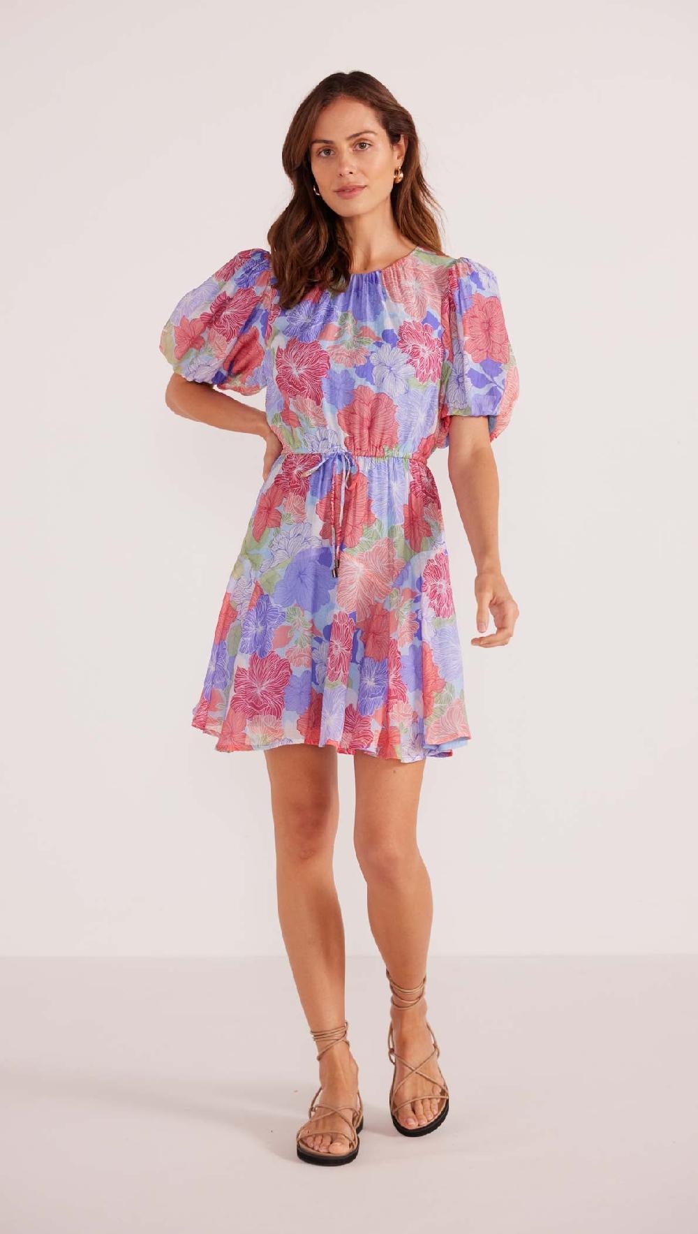 Minkpink Belle Puff Sleeve Mini Dress - Final Sale