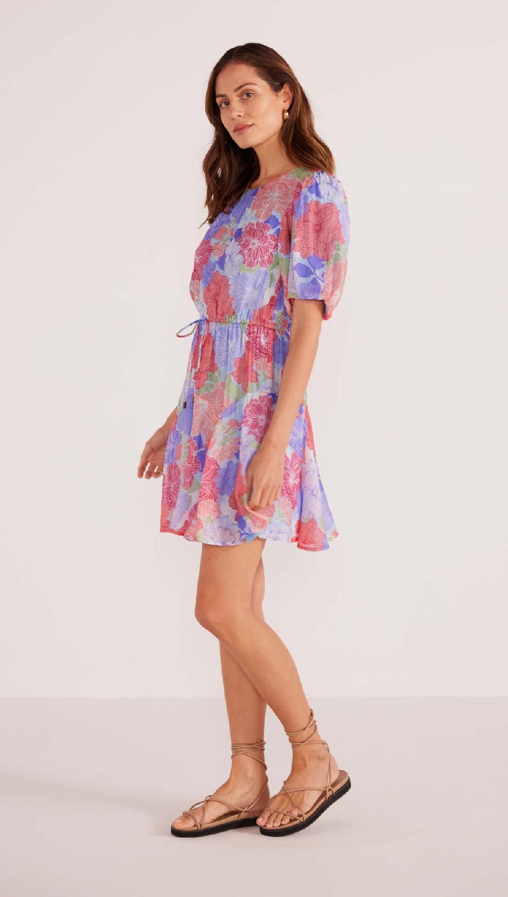 Minkpink Belle Puff Sleeve Mini Dress - Final Sale