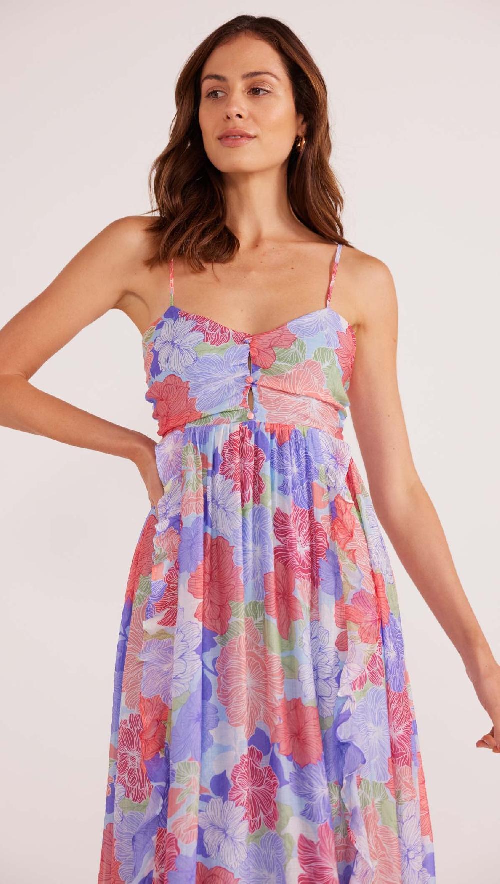 Minkpink Belle Ruffle Maxi Dress - Final Sale
