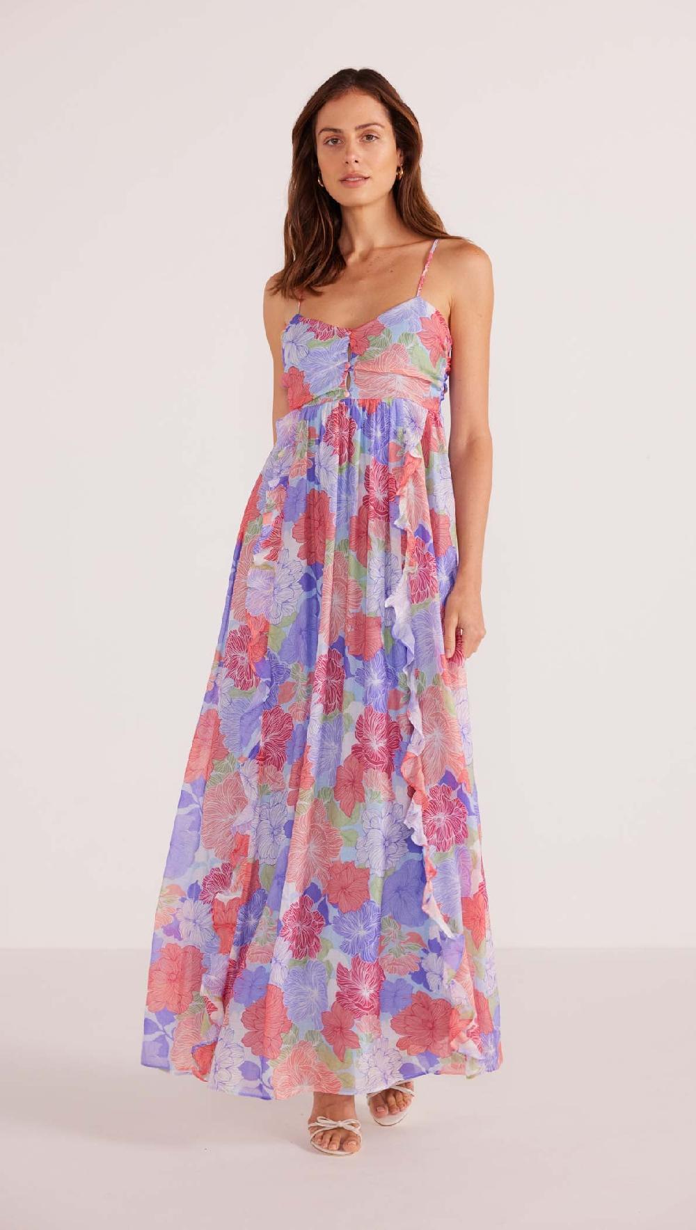 minkpink Belle Ruffle Maxi Dress - Final Sale