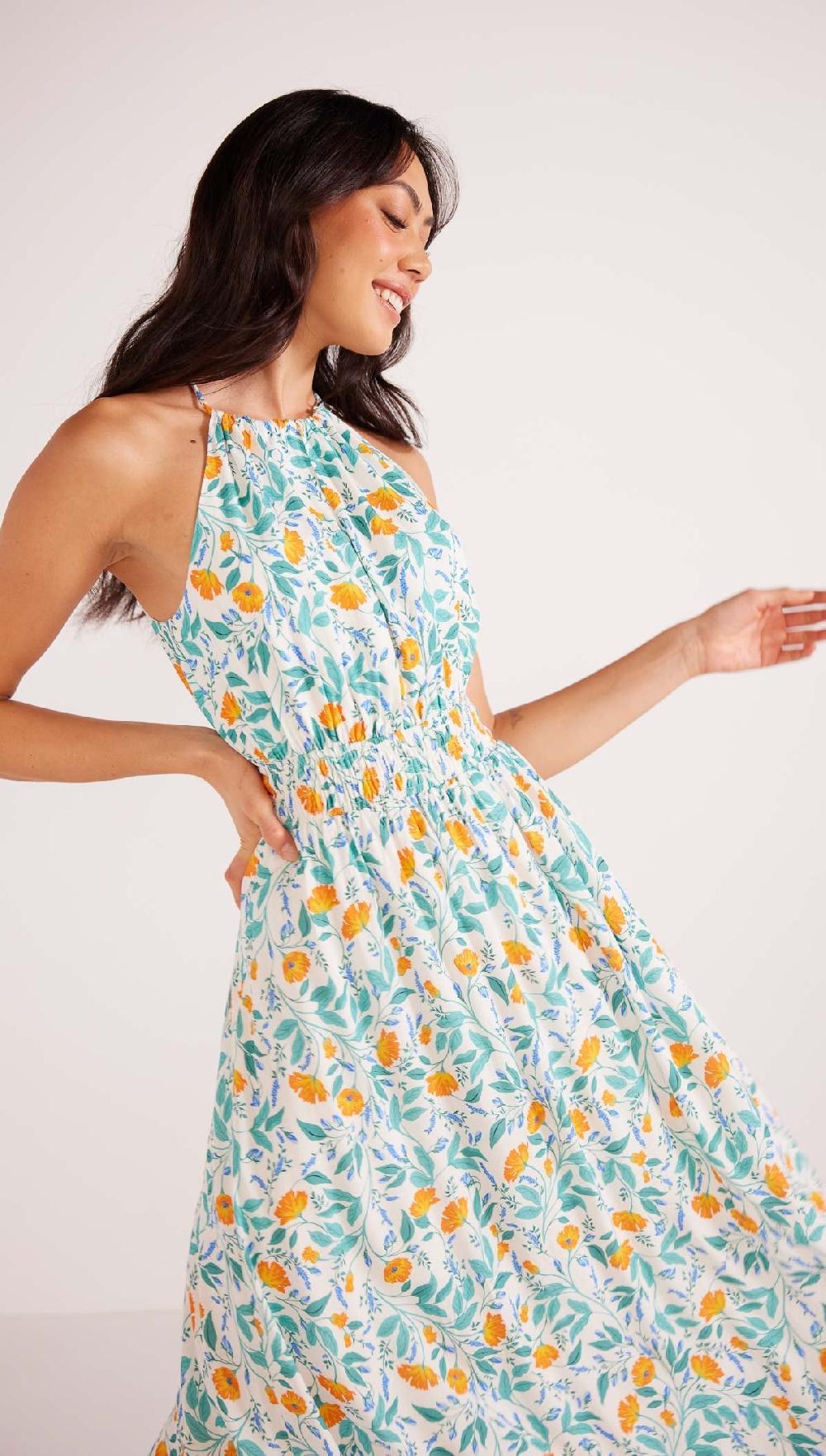 Minkpink Bonnie Halter Midi Dress - Final Sale