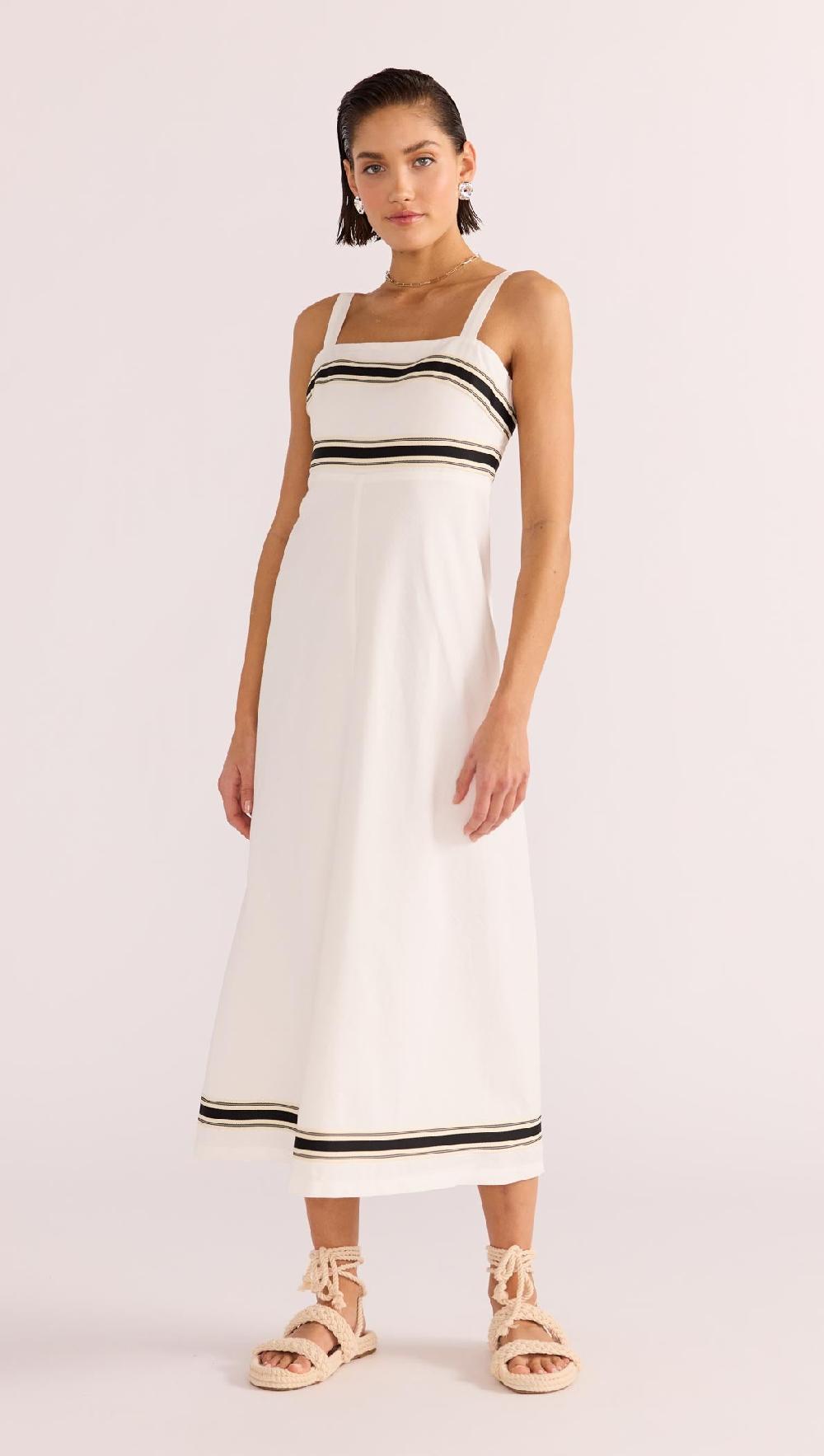 minkpink Briar Trim Midi Dress