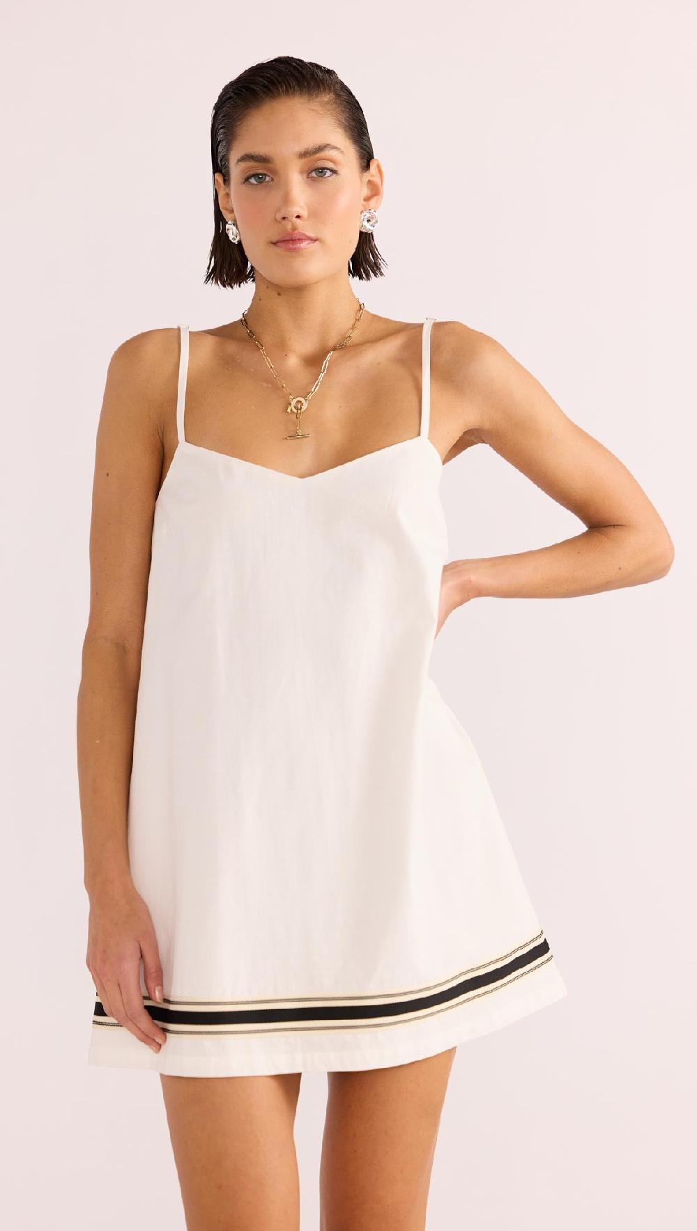minkpink Briar Trim Mini Dress