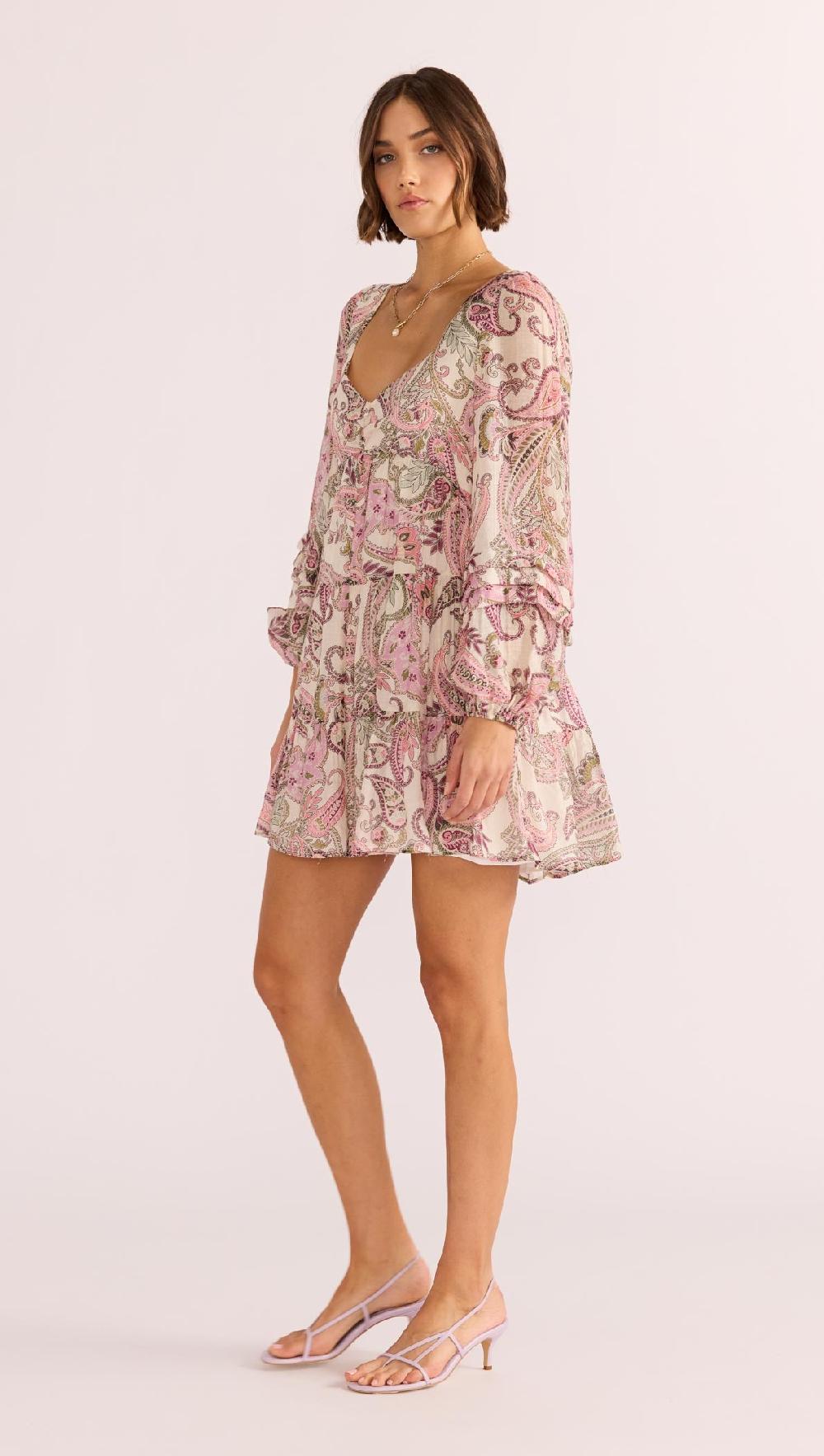 Minkpink Cadence Babydoll Mini Dress