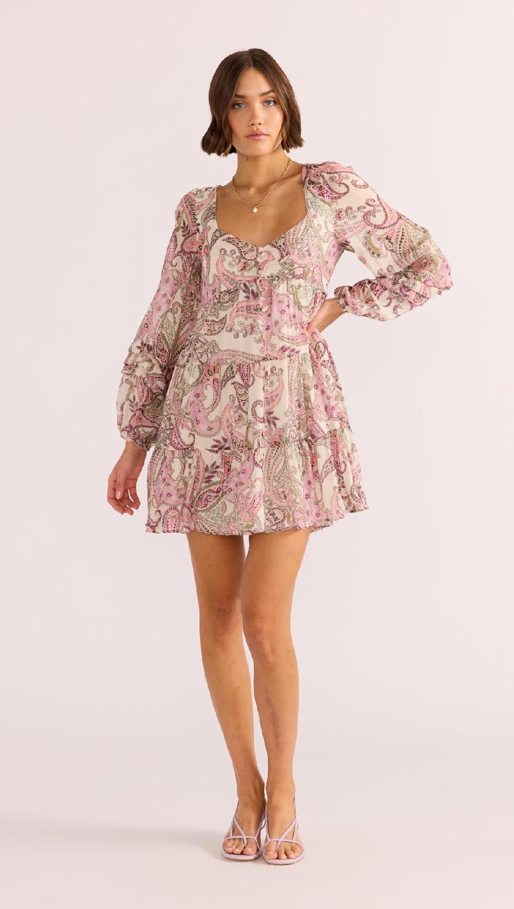 minkpink Cadence Babydoll Mini Dress
