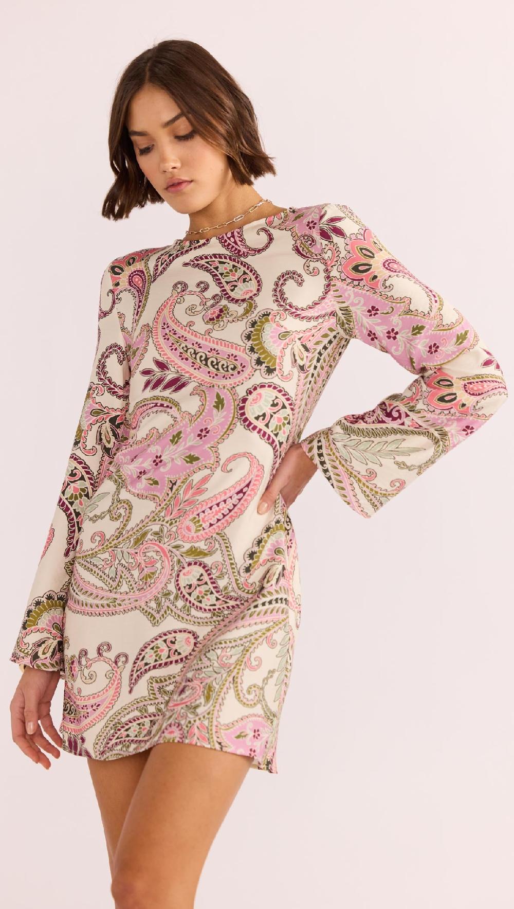 minkpink Cadence Bias Mini Dress