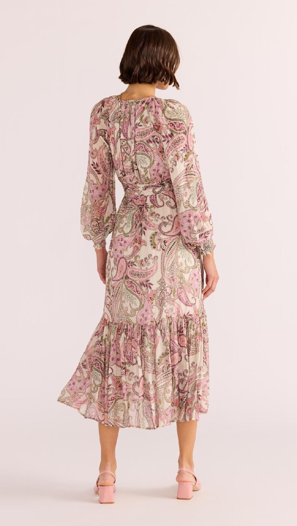 Minkpink Cadence Blouson Midi Dress